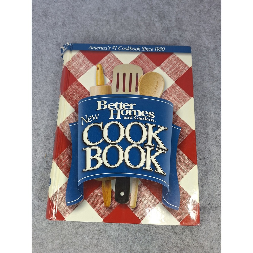 Better Homes and Gardens New Cook Book 12th Edition Red Plaid Hardcover 2002